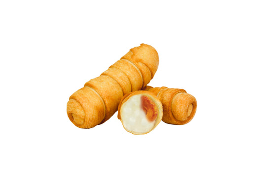 Tequeño de plátano con queso